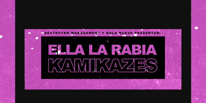 Fotografía promocional de Concierto de Kamikazes y Ella La Rabia en Ponferrada