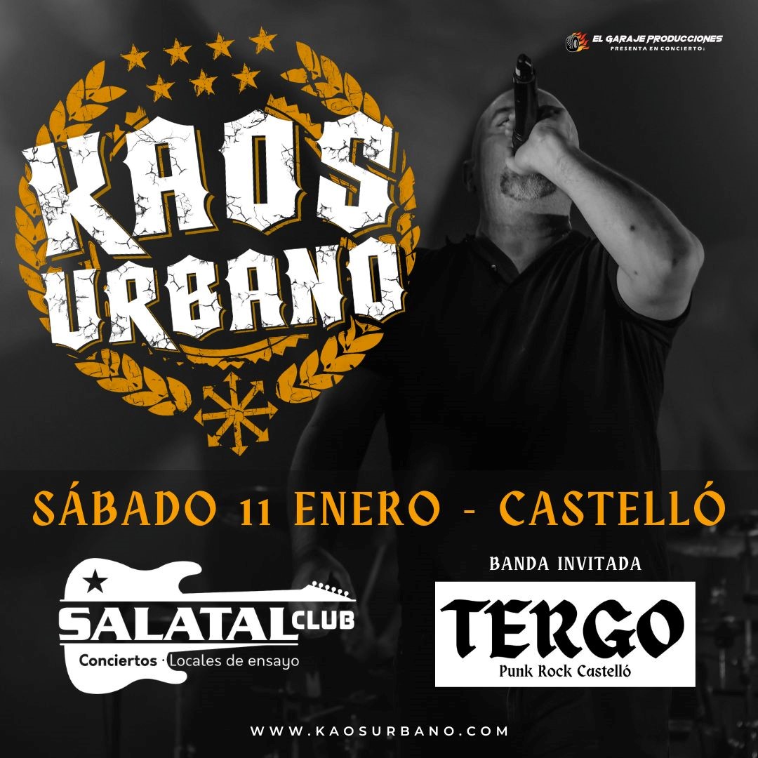 Fotografía promocional de Concierto de Kaos Urbano en Castellón