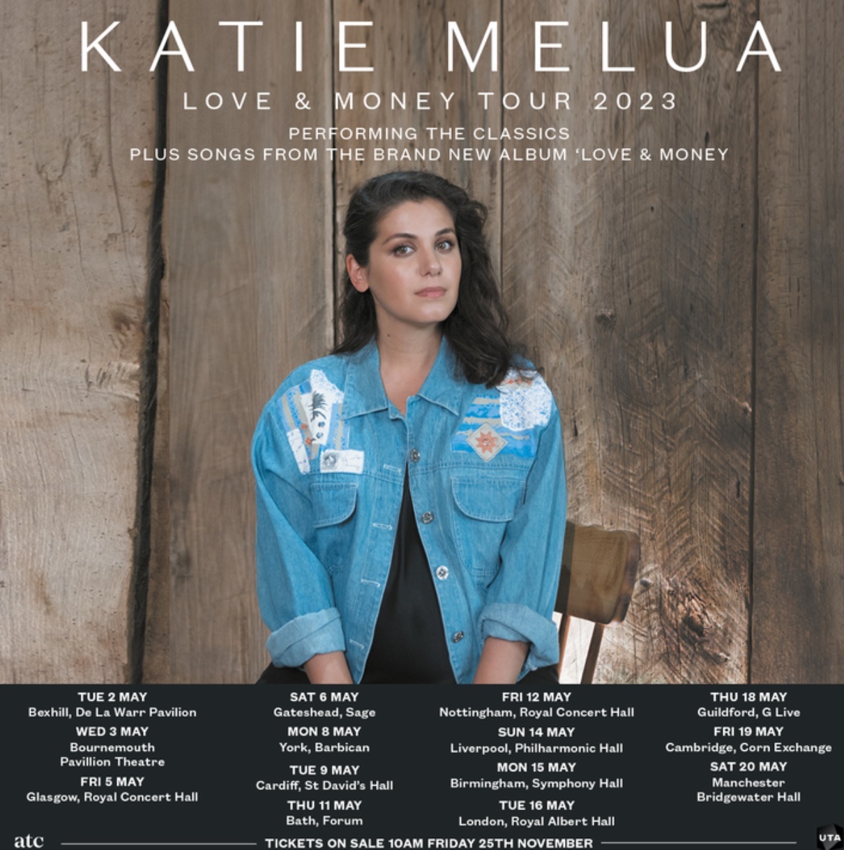 Promofoto von Concierto de Katie Melua en Birmingham.