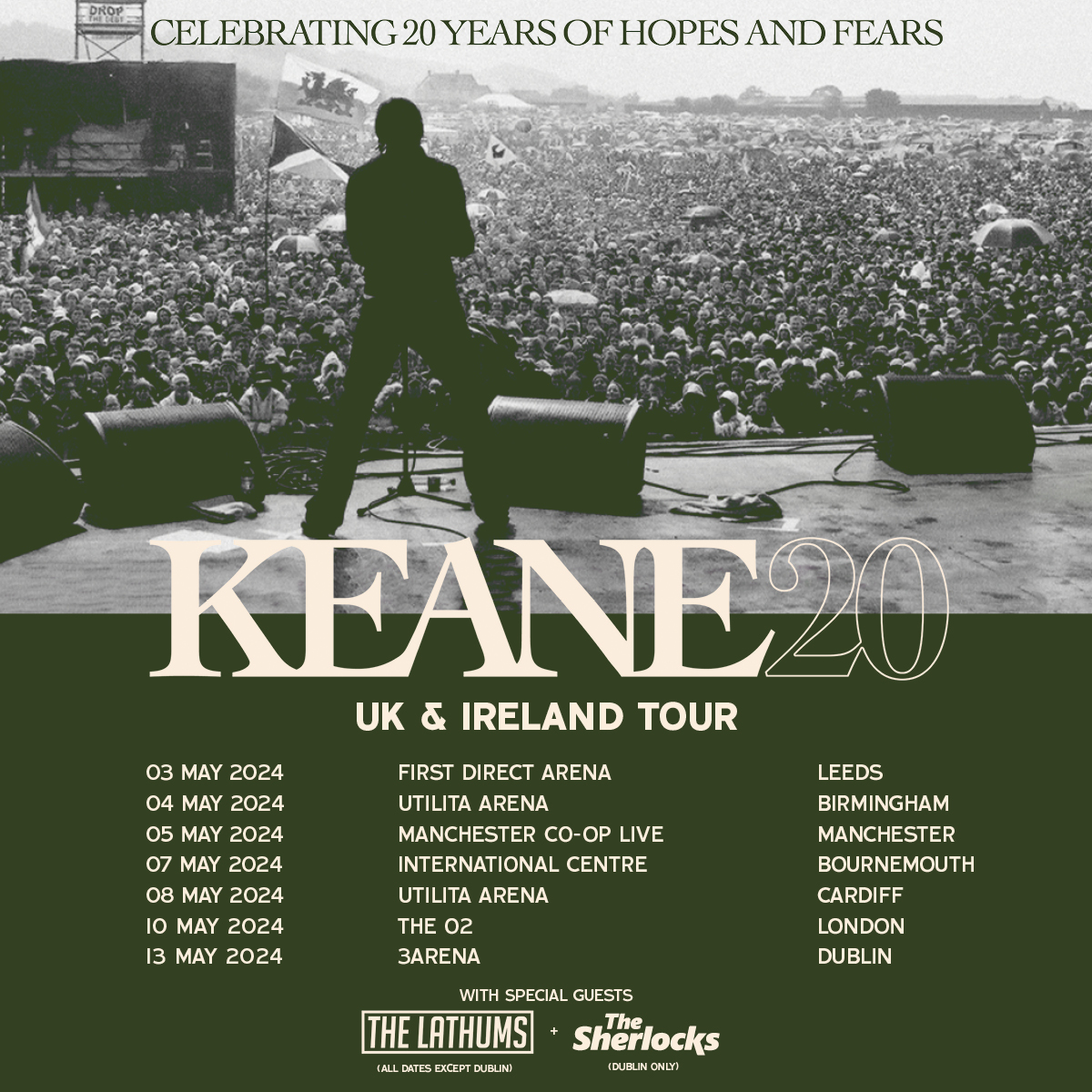 Fotografía promocional de Concierto de Keane en Dublin