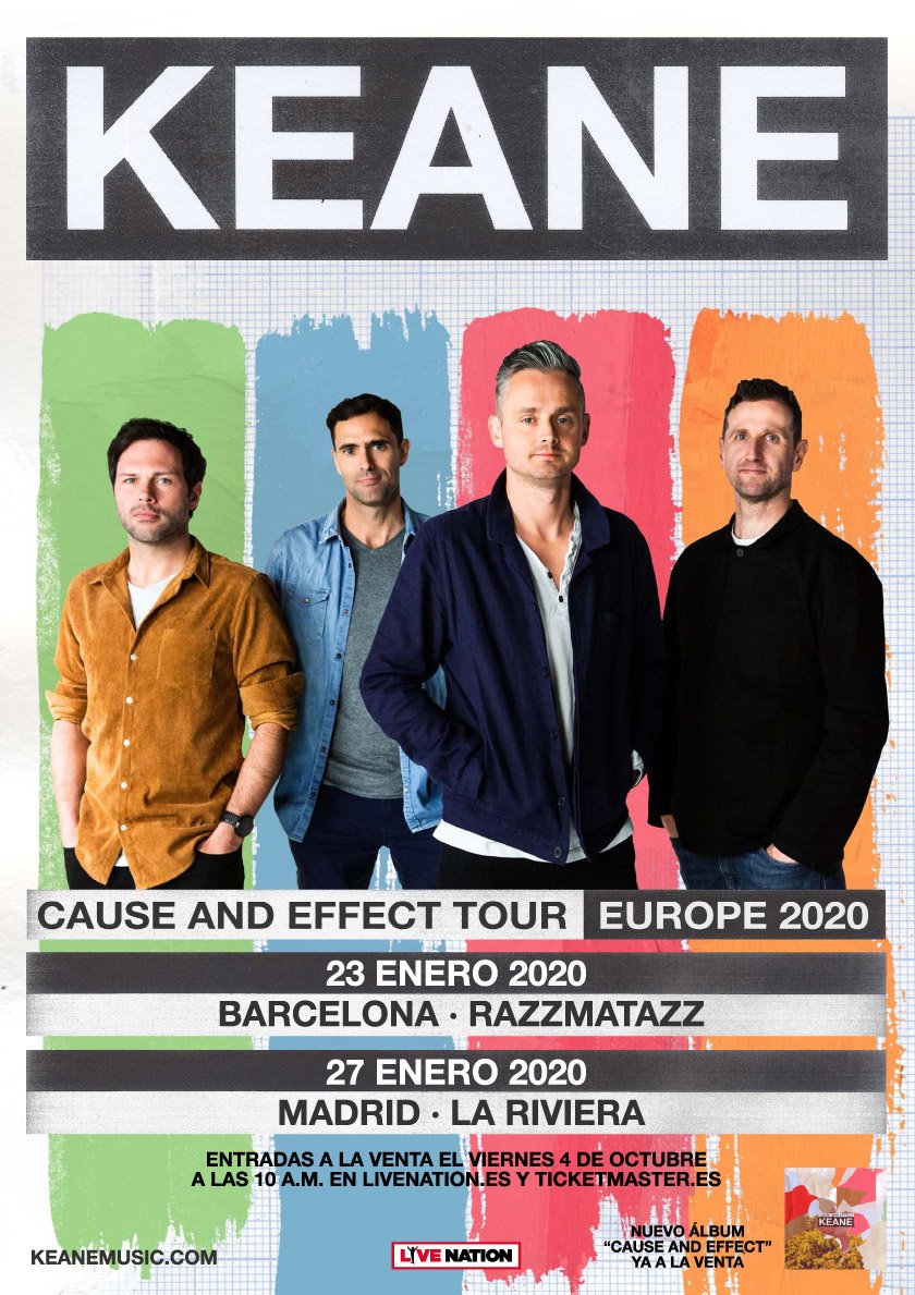 Keane concert in Madrid