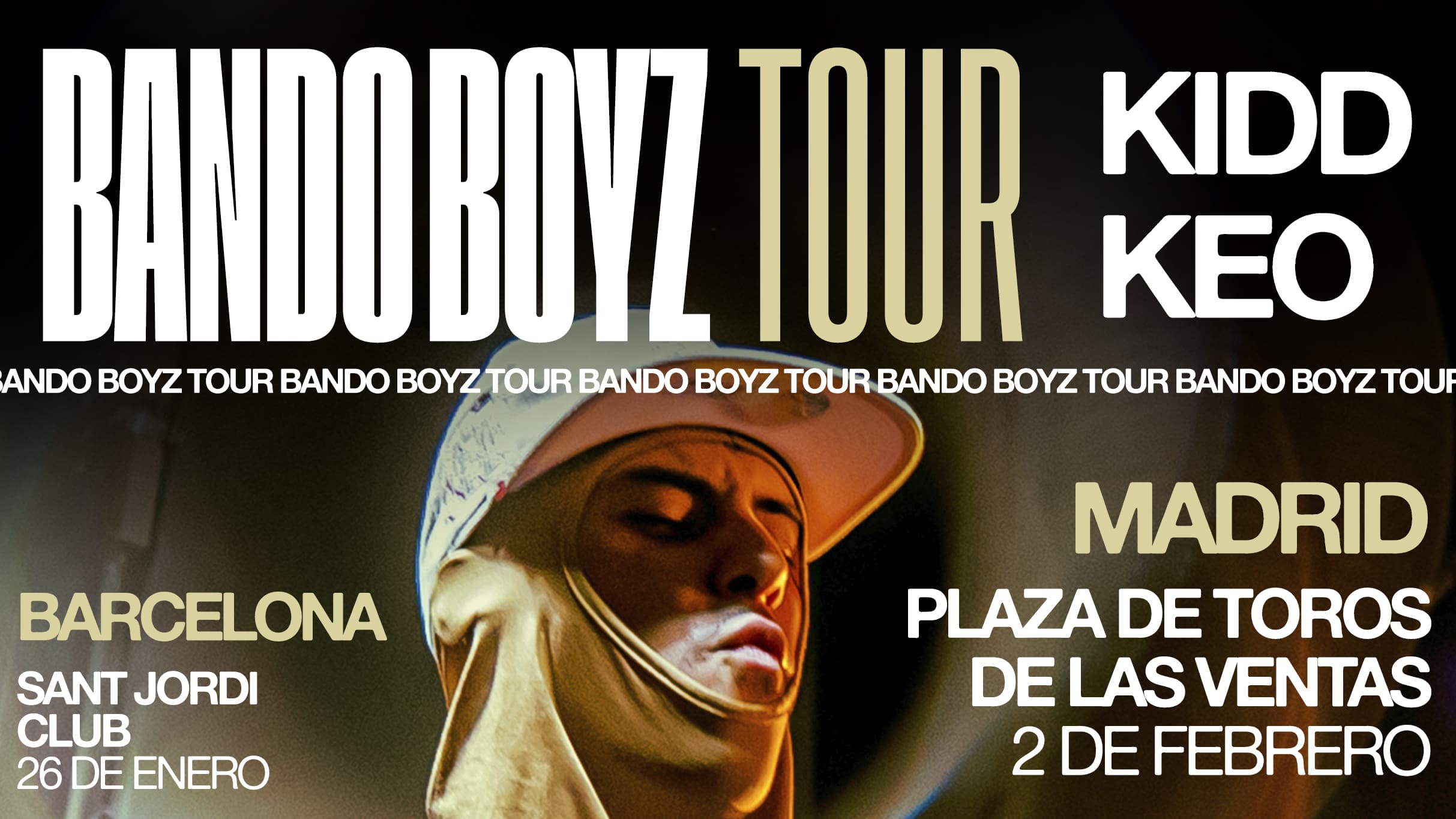 Fotografía promocional de Concierto de Kidd Keo en Barcelona