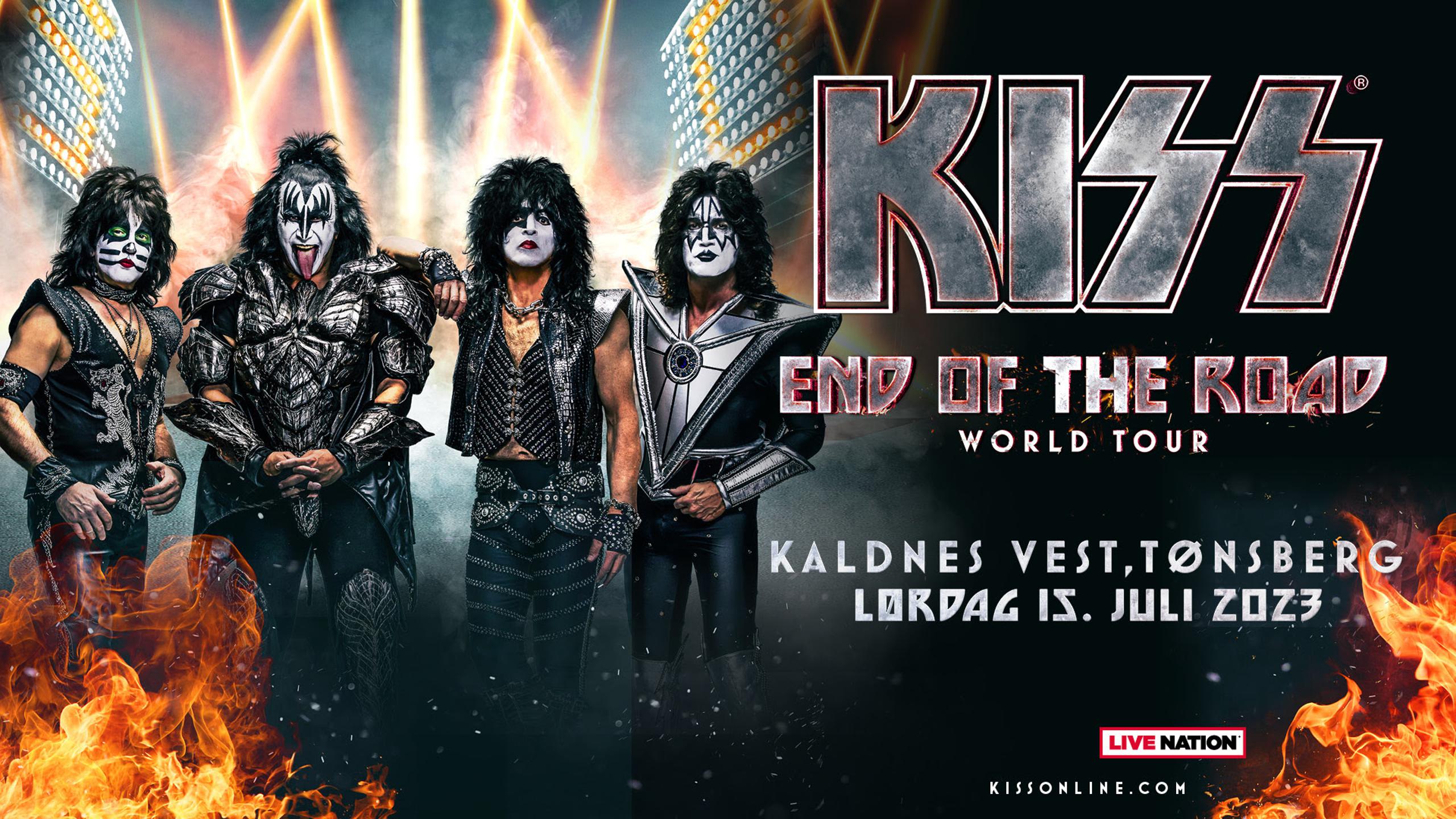 Kiss concert tickets for Kaldnes, Tønsberg Saturday, 15 July 2023