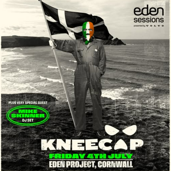 Promofoto von Concierto de Kneecap en St. Austell | Eden Sessions 2025.