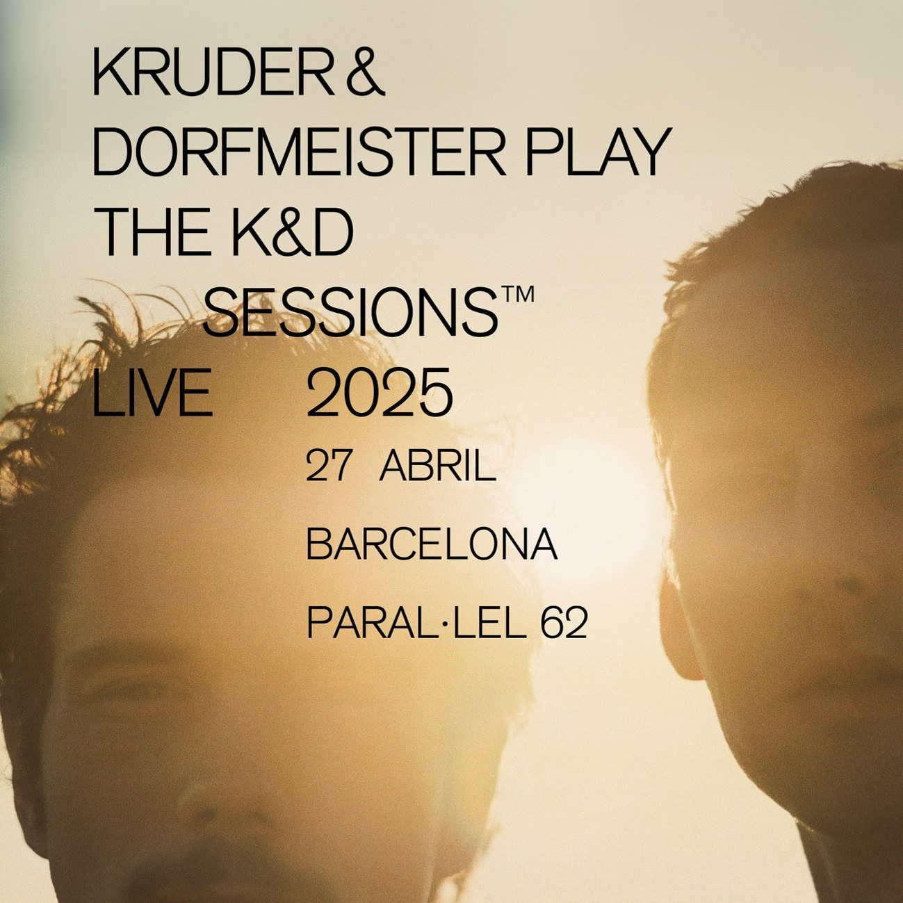Fotografía promocional de Concierto de Kruder & Dorfmeister en Barcelona