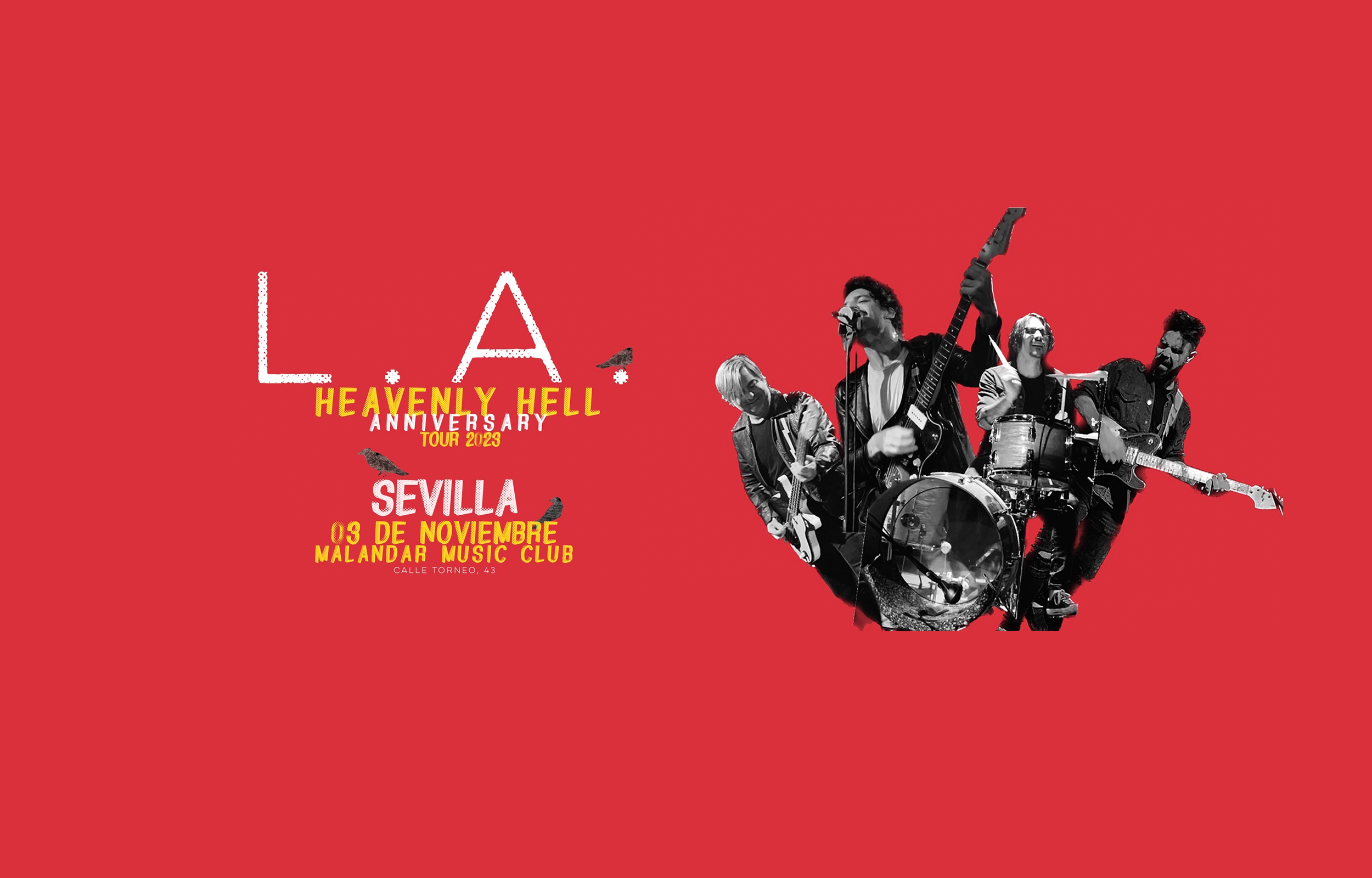 Fotografía promocional de Concierto de L.A. en Sevilla