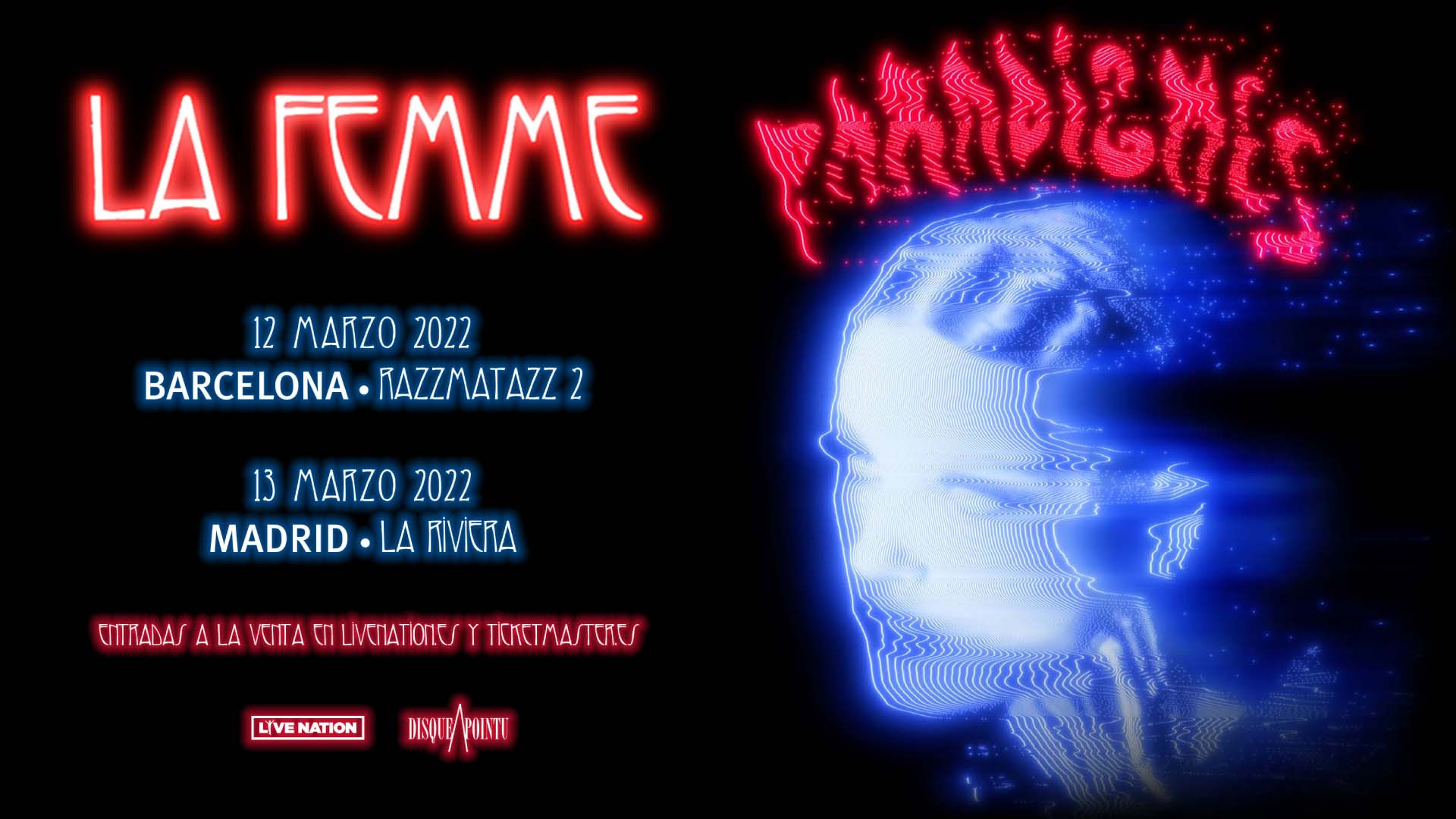 Fotografía promocional de Concierto de La Femme en Barcelona