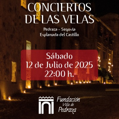Fotografía promocional de Concierto de las velas en Pedraza 12 de julio