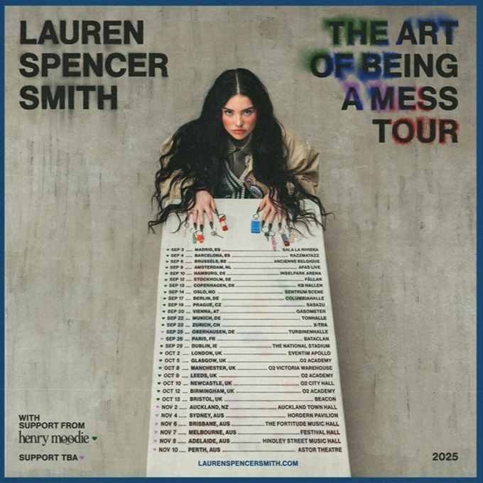 Fotografía promocional de Concierto de Lauren Spencer-Smith en Amsterdam