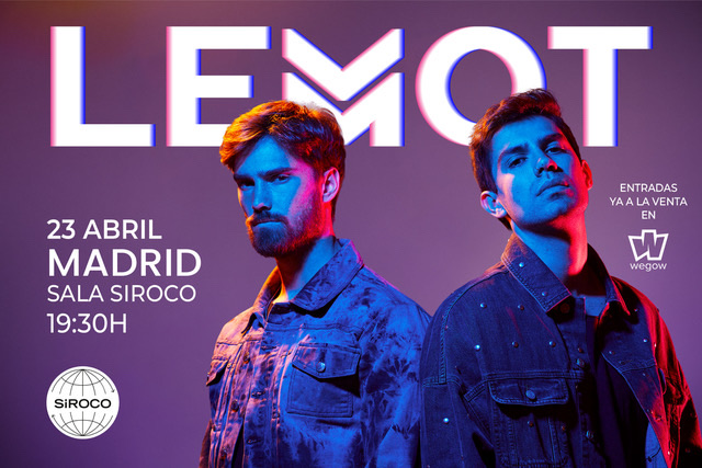 Fotografía promocional de Concierto de LEMOT en Madrid