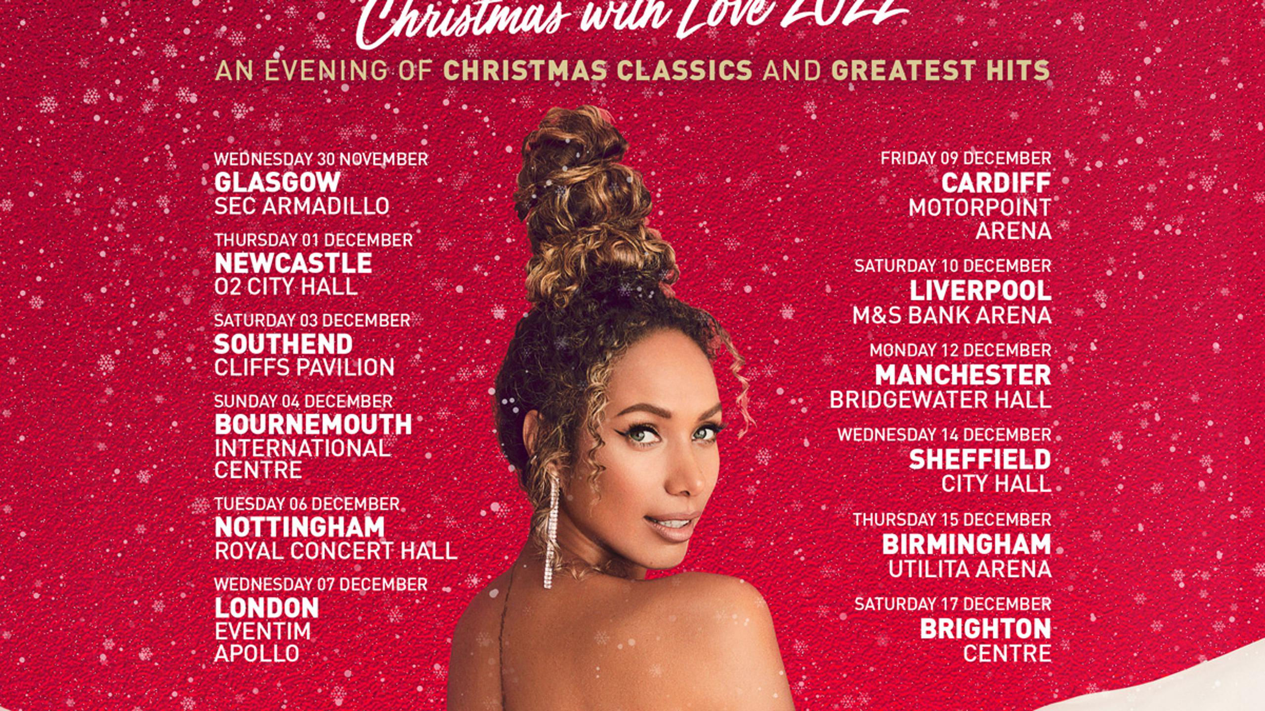 Concierto Christmas Special 2022 Leona Lewis Concert Tickets For Sec Armadillo (Auditorio Clyde), Glasgow  Wednesday, 30 November 2022 | Wegow Australia
