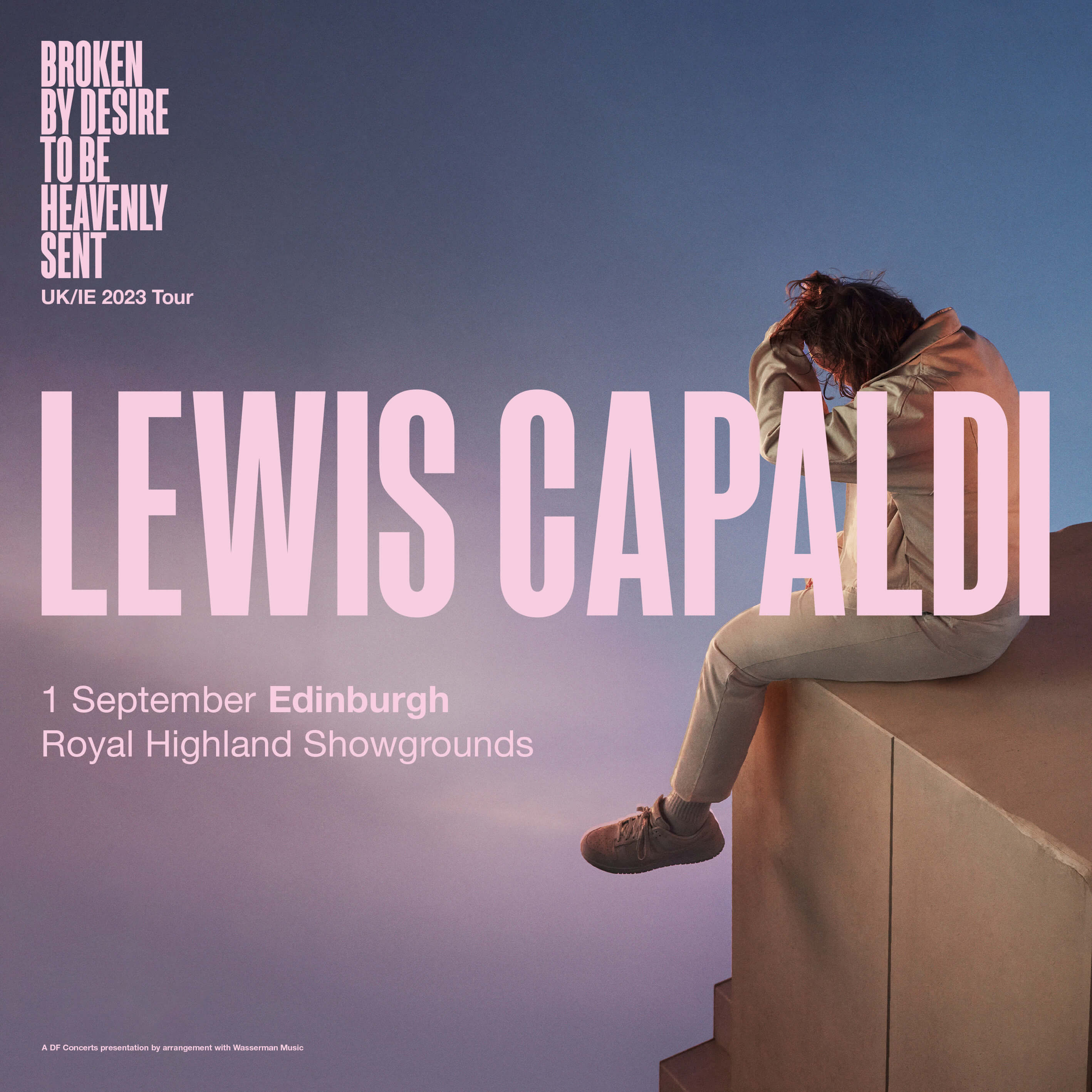 Fotografía promocional de Concierto de Lewis Capaldi en Edimburgo