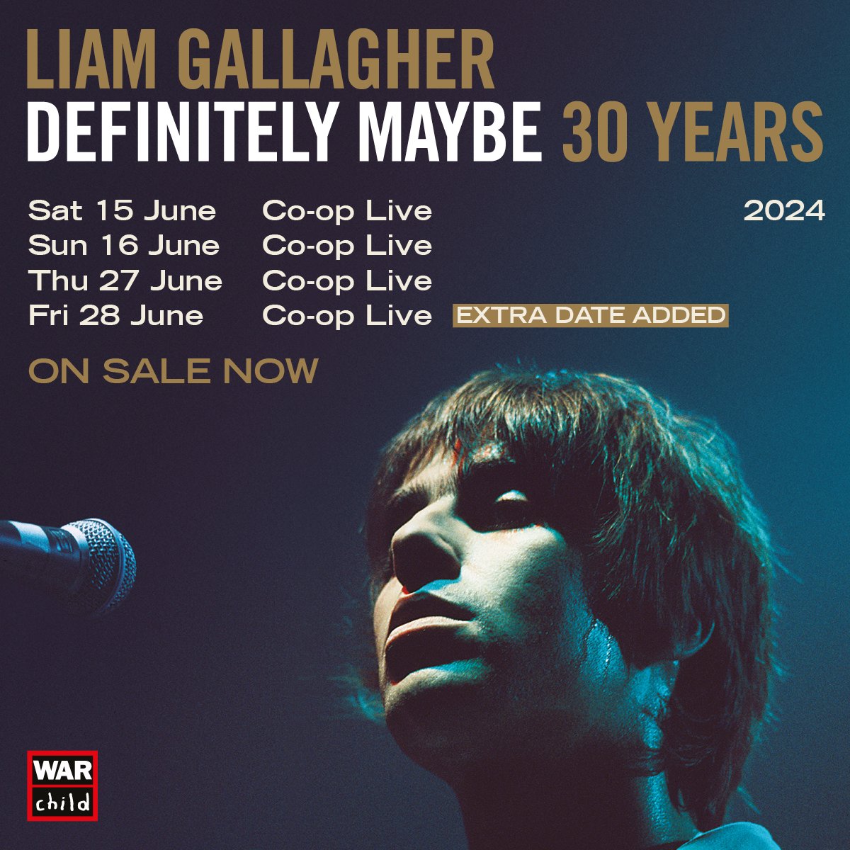 Fotografía promocional de Concierto de Liam Gallagher en Manchester