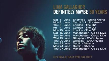 Concierto de Liam Gallagher en Sheffield