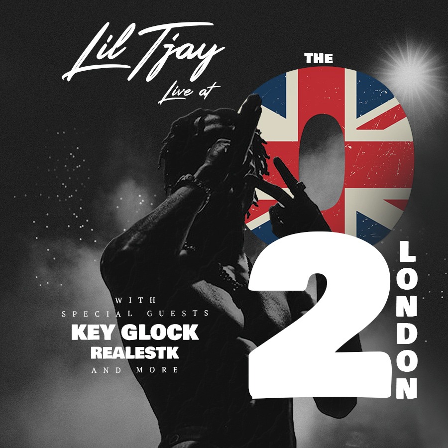 Promotional photograph of Concierto de Lil Tjay en Londres.