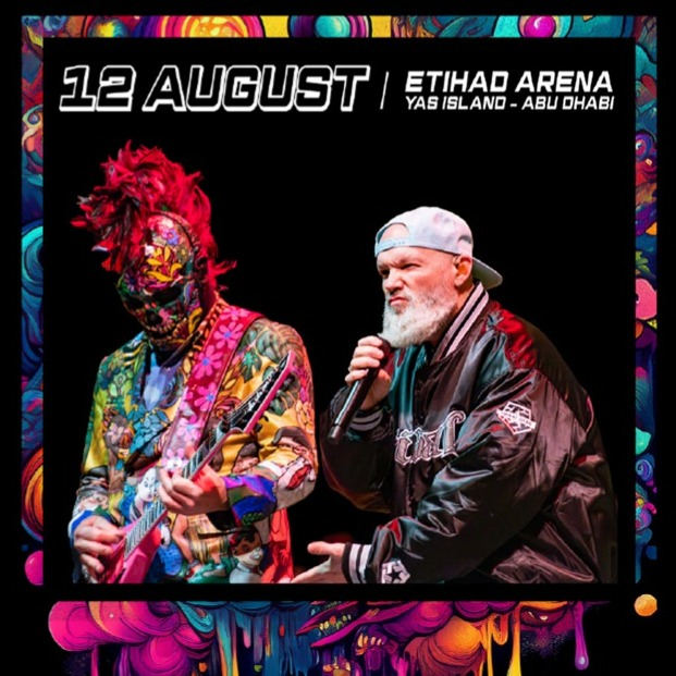 Promofoto von Concierto de Limp Bizkit en Abu Dhabi.