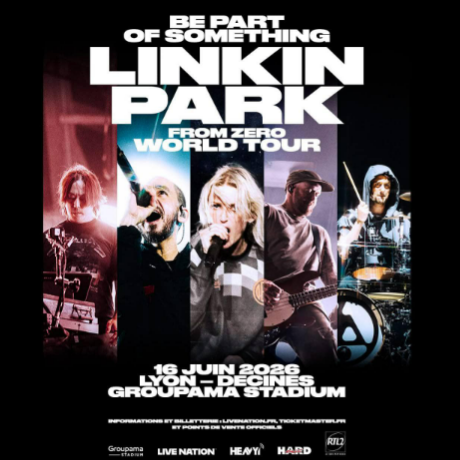 Fotografía promocional de Concierto de Linkin Park en Décines-Charpieu