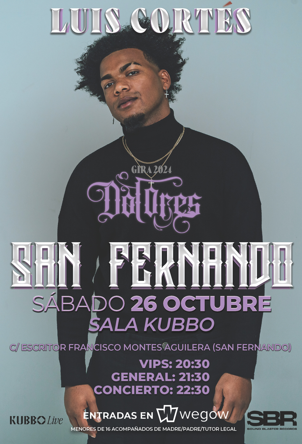 Fotografía promocional de Concierto de Luis Cortés en CÁDIZ - SAN FERNANDO "SALA KUBBO" 2024