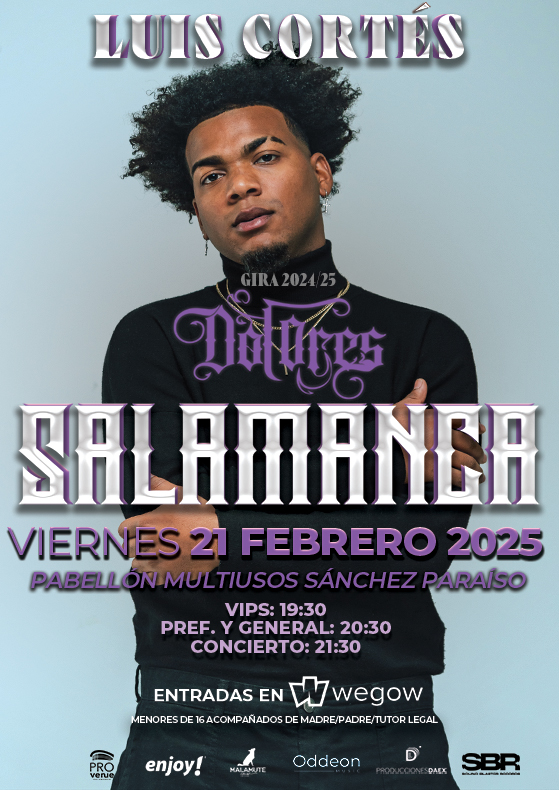 Fotografía promocional de Concierto de Luis Cortés en SALAMANCA " Pabellón Multiusos Sánchez Paraíso" 2025