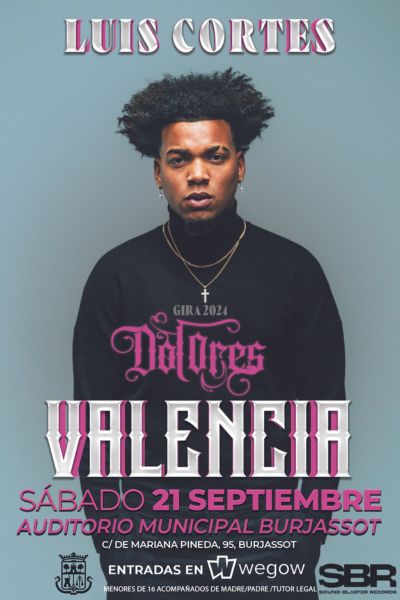 Fotografía promocional de Concierto de Luis Cortes en Valencia "AUDITORIO MUNICIPAL BURJASSOT" 2024