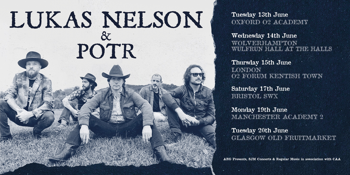 Promotional photograph of Concierto de Lukas Nelson and Promise of the Real en Wolverhampton.