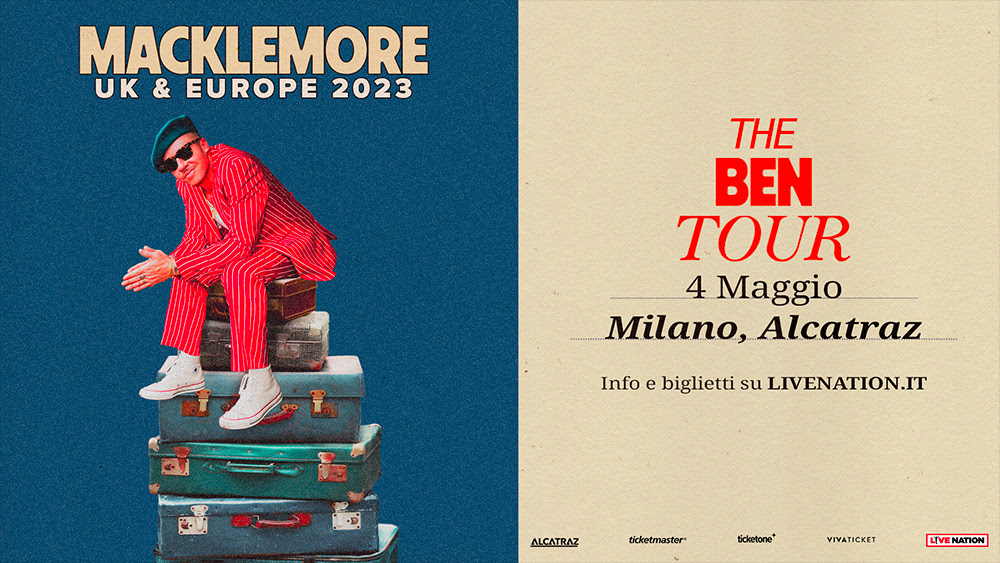 Photographie promotionnelle de Concierto de Macklemore en Milan.