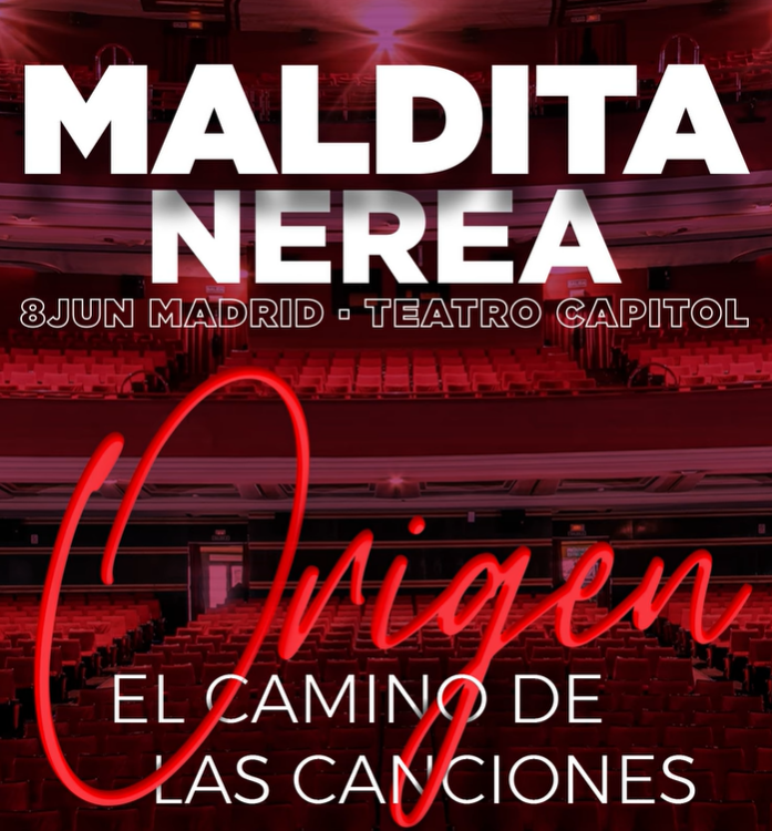 Fotografía promocional de Concierto de Maldita Nerea en Madrid