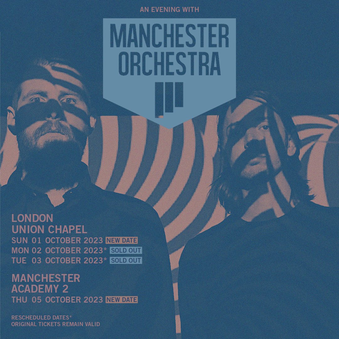Promofoto von Concierto de Manchester Orchestra en Manchester.