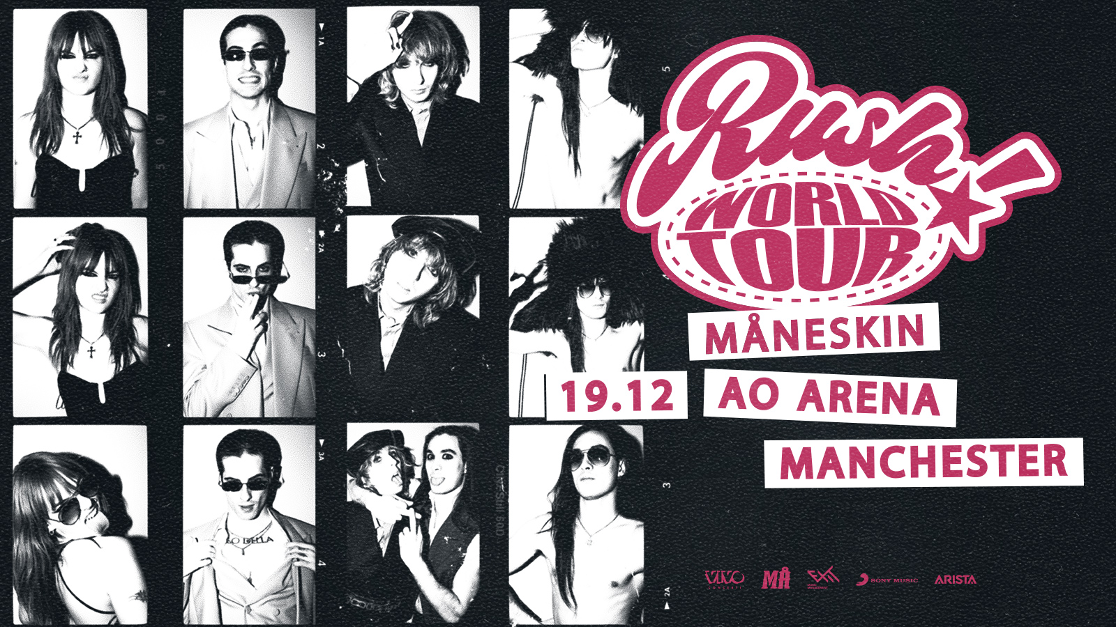 Promotional photograph of Concierto de Måneskin en Manchester.