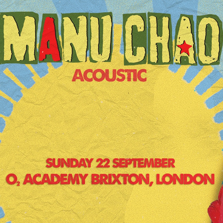 Fotografía promocional de Concierto de Manu Chao en Londres