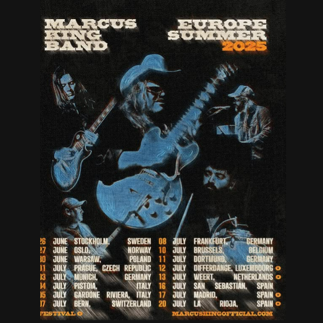Promofoto von Concierto de Marcus King en Frankfurt del Meno.