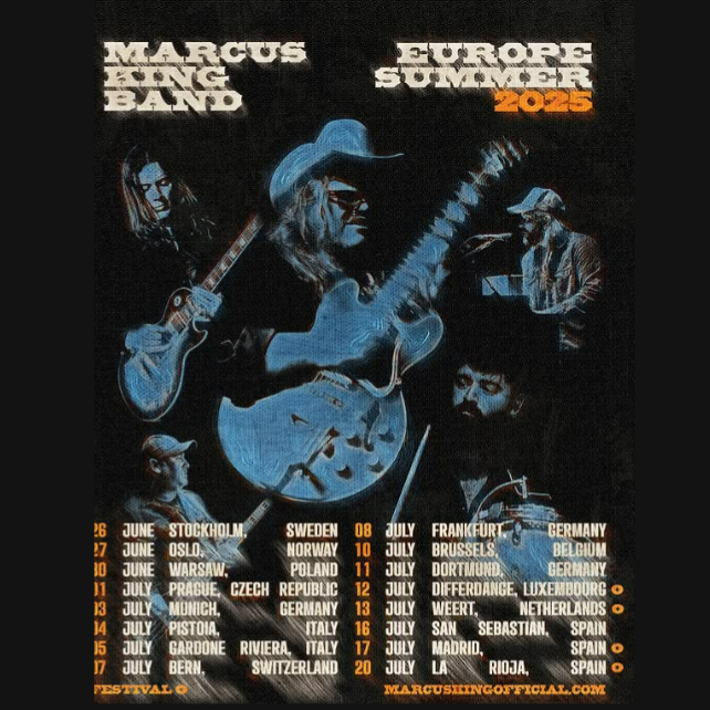 Promofoto von Concierto de Marcus King en Múnich.