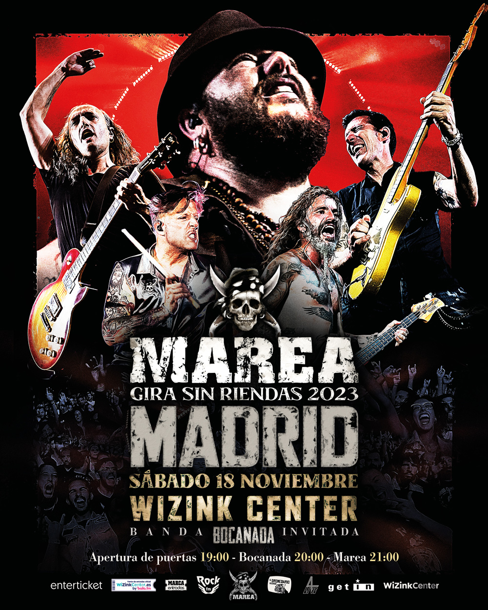 Fotografía promocional de Concierto de Marea en Madrid