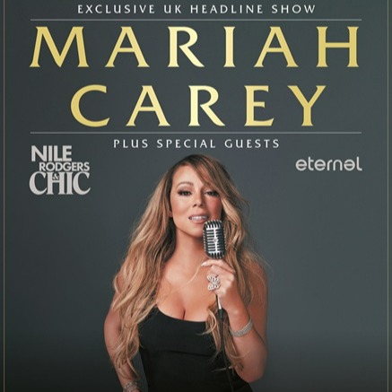 Promofoto von Concierto de Mariah Carey + Eternal + Chic Featuring Nile Rodgers en Sandringham House.