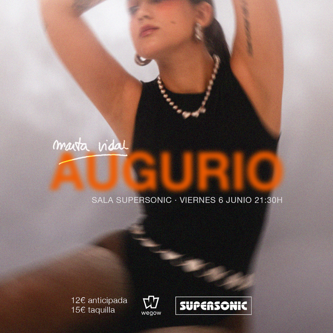 Fotografía promocional de Concierto de marta vidal en Sala Supersonic (Vigo)