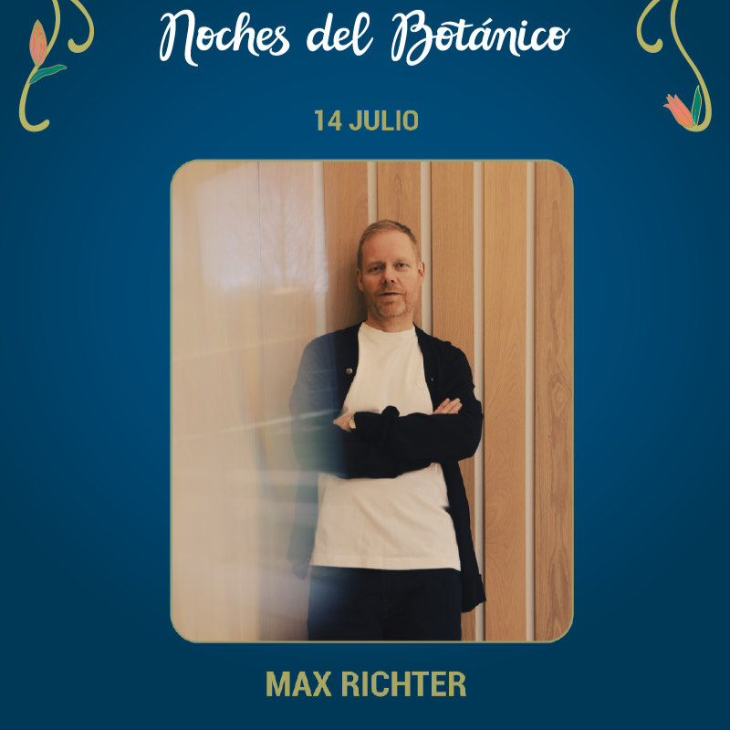 Fotografía promocional de Concierto de Max Richter en Madrid | Noches del Botánico 2025