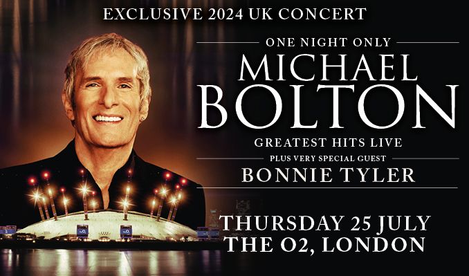 Promofoto von Concierto de Michael Bolton en Londres.