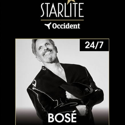Fotografía promocional de Concierto de Miguel Bosé en Marbella | Starlite Occident 2025