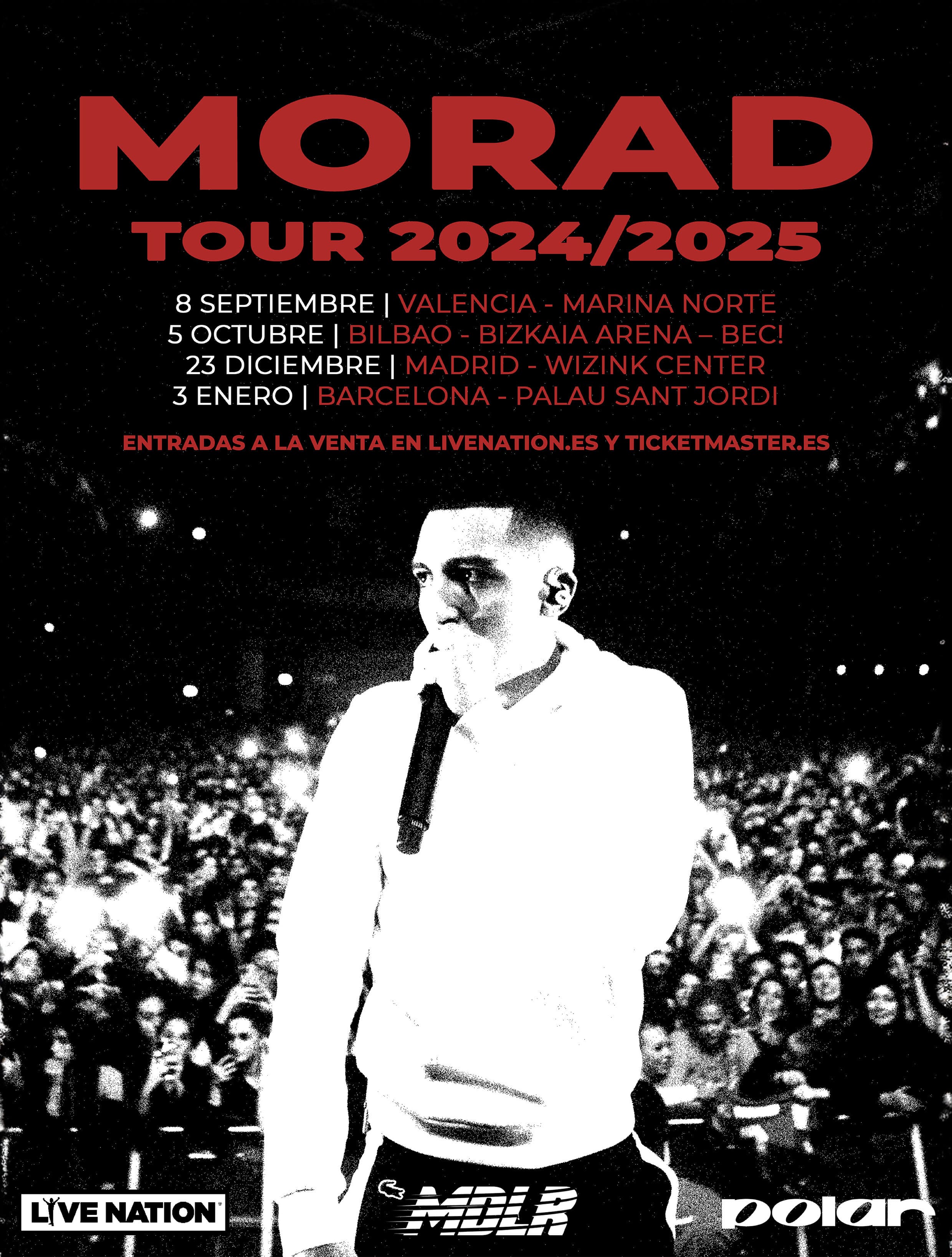 Fotografía promocional de Concierto de Morad en Valencia