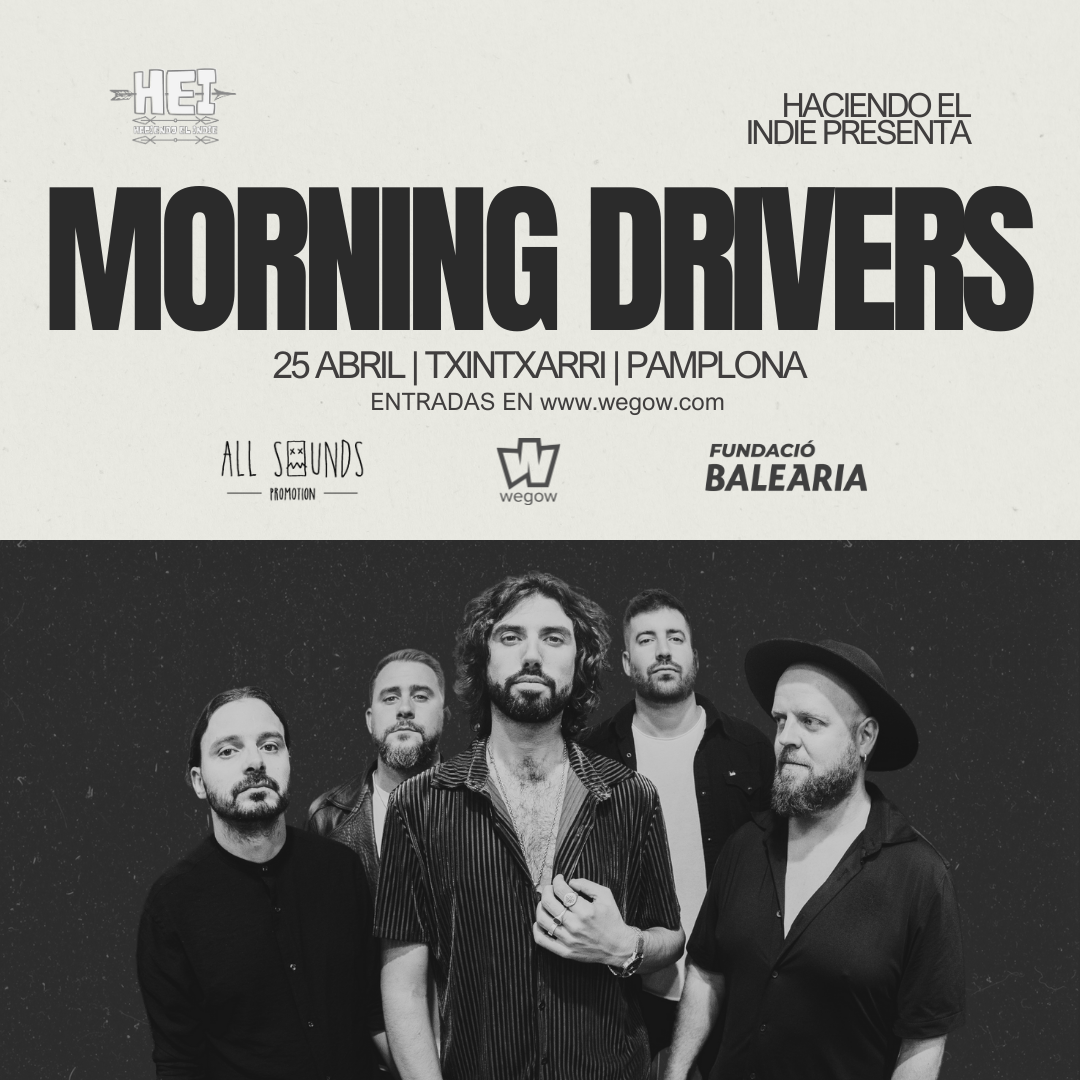 Fotografía promocional de Concierto de Morning Drivers en Pamplona