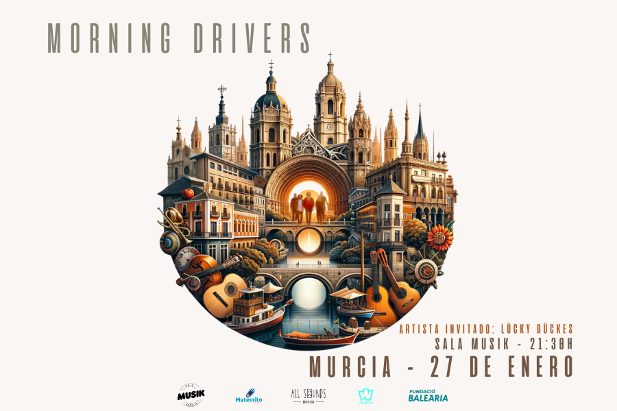 Fotografía promocional de Concierto de Morning Drivers y Lücky Dückes en Murcia