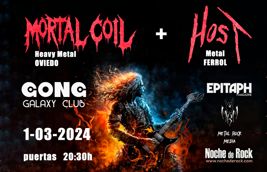 Fotografía promocional de CONCIERTO de MORTAL COIL + HOST en OVIEDO