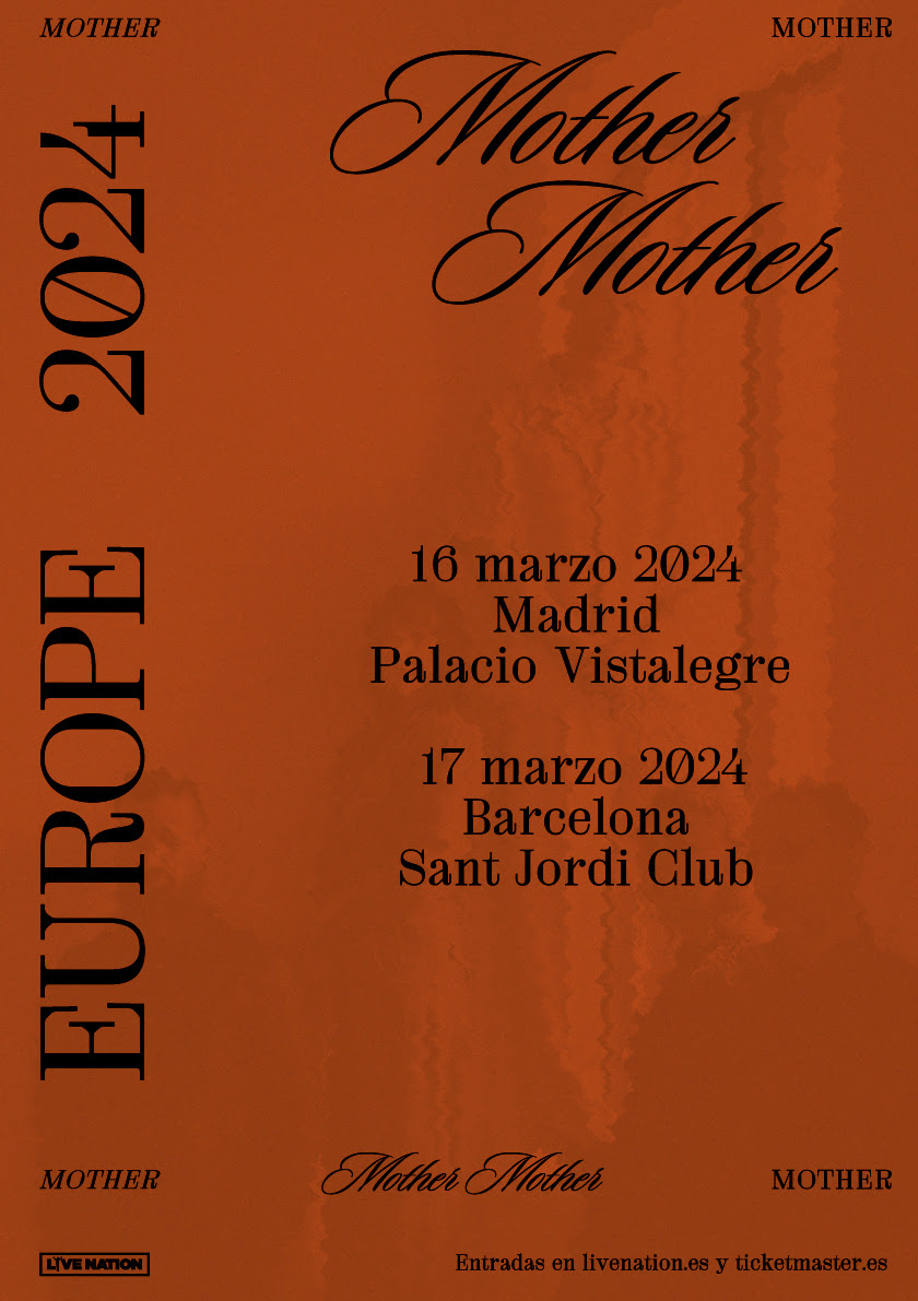 Fotografía promocional de Concierto de Mother Mother en Barcelona