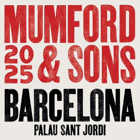 Fotografía promocional de Concierto de Mumford & Sons en Barcelona