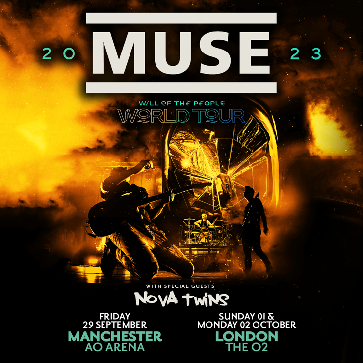 Promotional photograph of Concierto de Muse en Dublin.