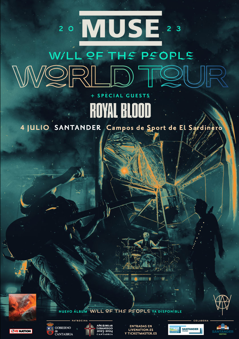 Fotografía promocional de Concierto de Muse en Santander | Will of The People World Tour