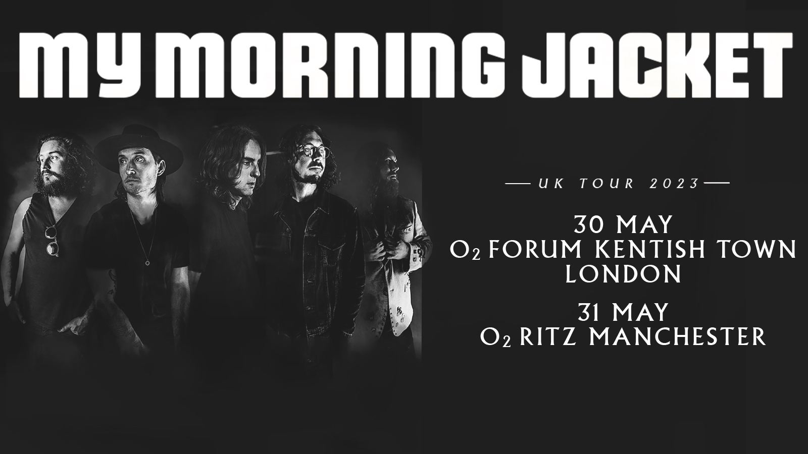 Fotografía promocional de Concierto de My Morning Jacket en Manchester