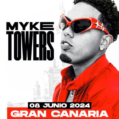 Promofoto von Concierto de Myke Towers en Las Palmas.