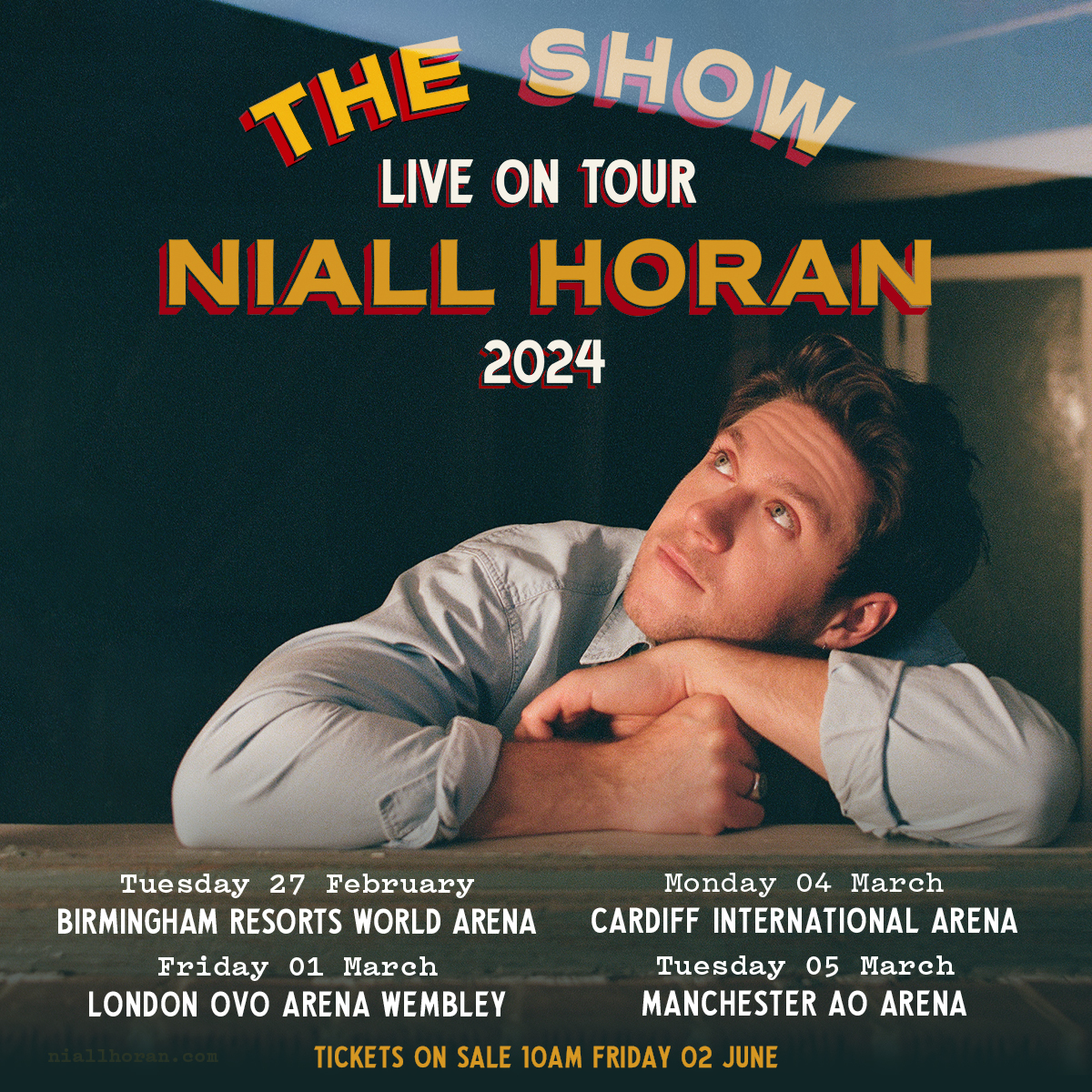 Fotografía promocional de Concierto de Niall Horan en Londres