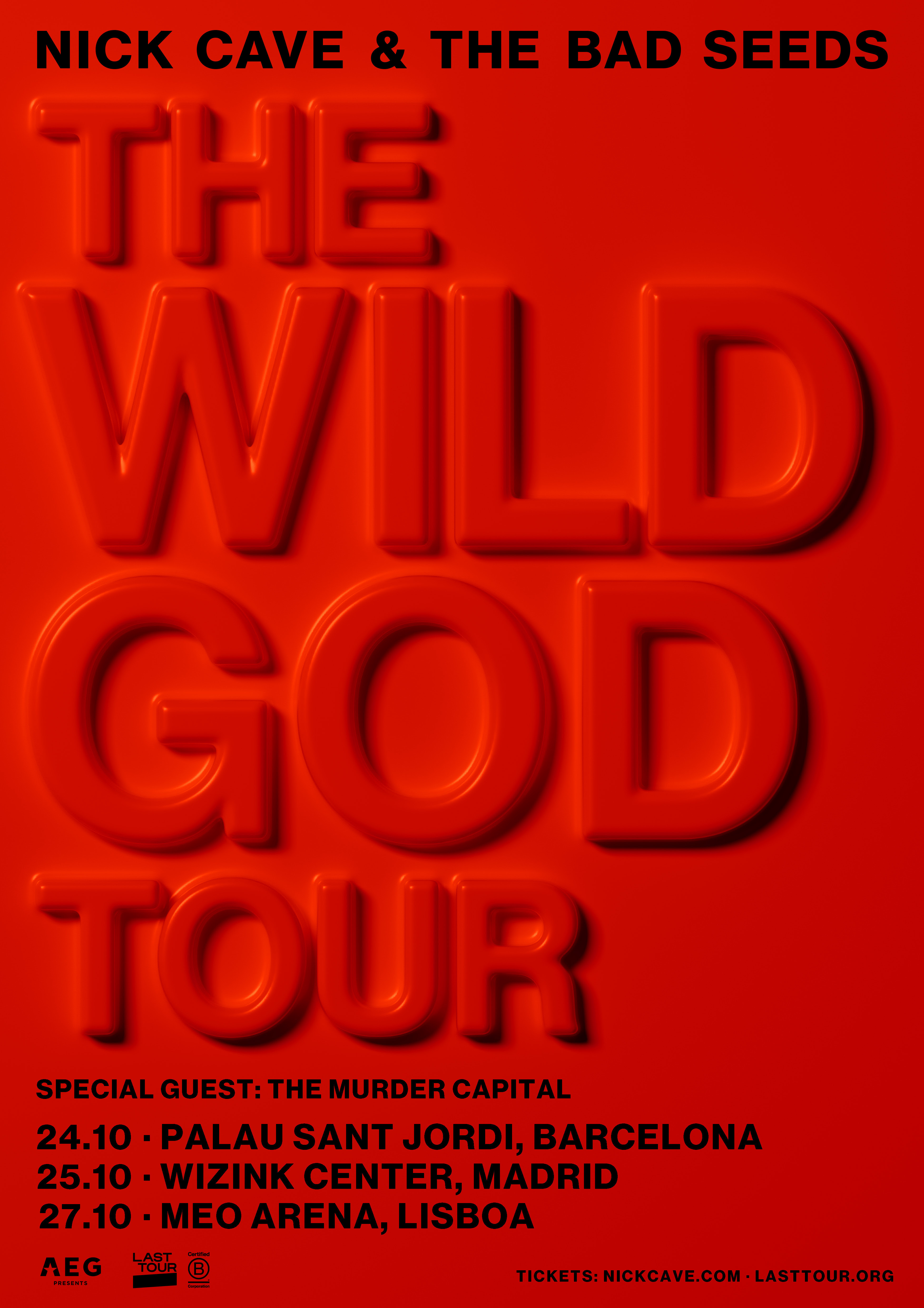 Fotografía promocional de Concierto de Nick Cave en Barcelona